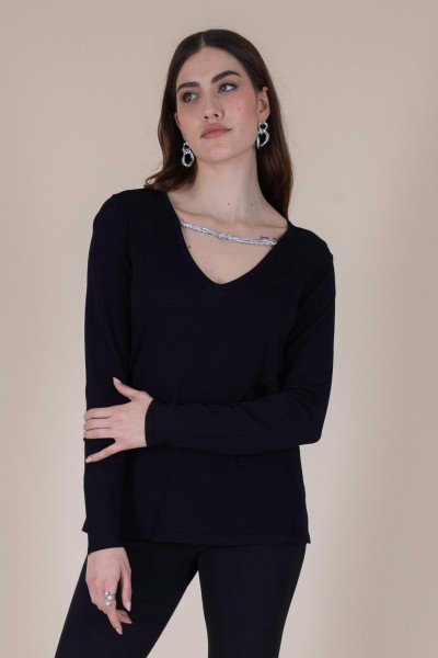MAGLIA SCOLLO A V MARA...