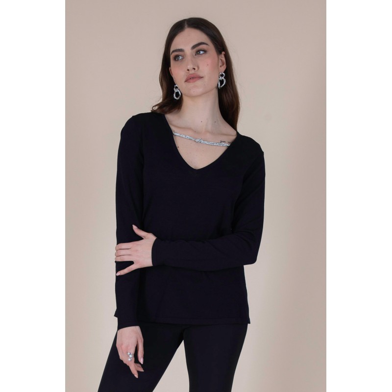 MAGLIA SCOLLO A V MARA CAROL 55013