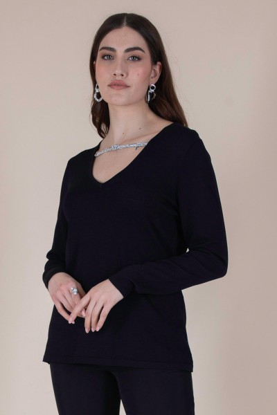 MAGLIA SCOLLO A V MARA...