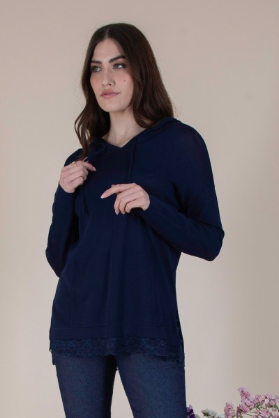 MAGLIA CON CAPPUCCIO MARA...