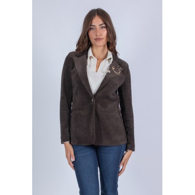 GIACCA VELLUTO COSTE SPILLE...