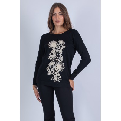 MAGLIA RICAMO IN FILO MARA...