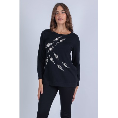 MAXI MAGLIA PERLE MARA...