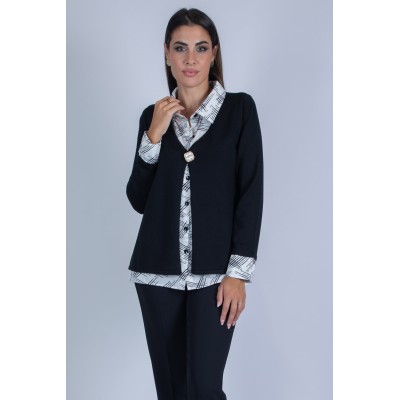 FINTO TWIN SET CAMICIA MARA...