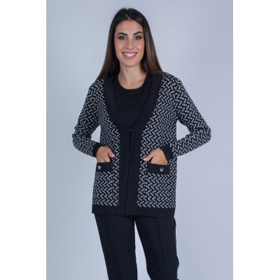 TWIN SET LUREX JACQUARD...