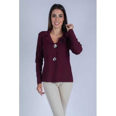 GIACCA IN MAGLIA SPILLA...