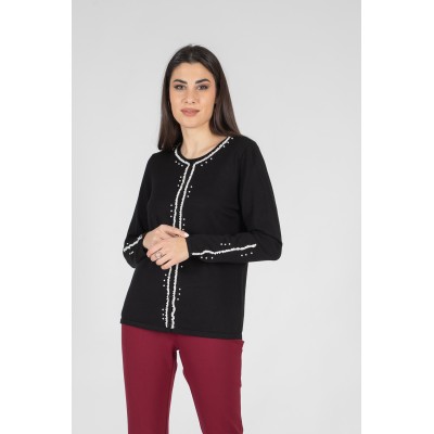 TWIN SET PERLE RICAMATE 56001