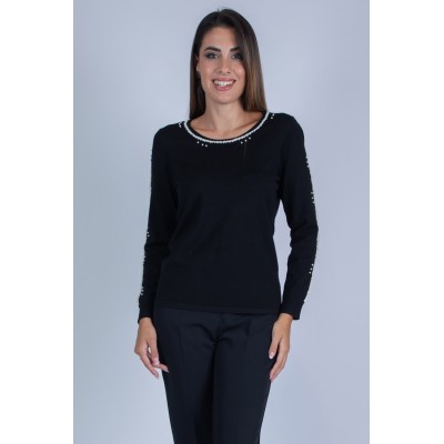 MAGLIA PERLE RICAMATE 56000