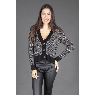 CARDIGAN DONNA JAQUARD MARA...