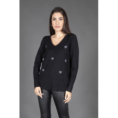 MAGLIA DONNA STRASS MARA...