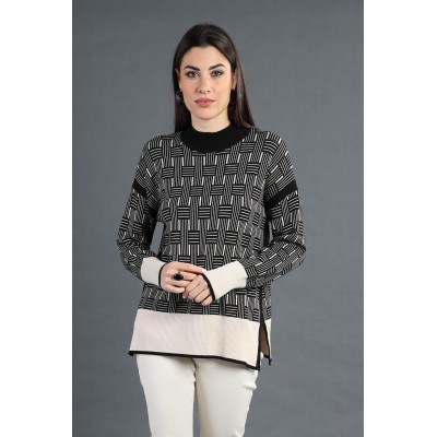 MAGLIA DONNA JAQUARD MARA...