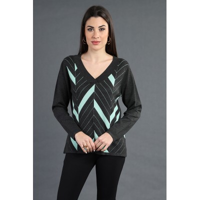 MAGLIA DONNA SCOLLO A V...