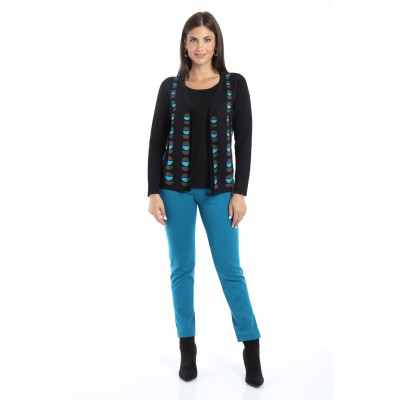 FINTO TWIN SET GEOMETRICO...