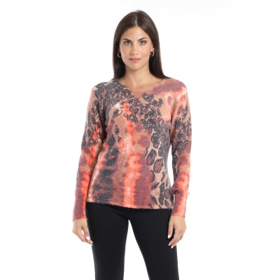 MAGLIA IN MOHAIR FANTASIA...