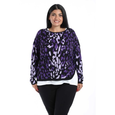 TWIN SET FANTASIA ANIMALIER...