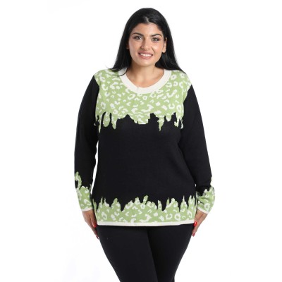 MAGLIA CURVY JAQUARD MARA...