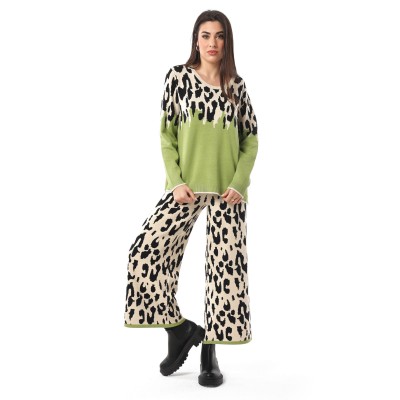 PANTALONE PALAZZO JAQUARD...