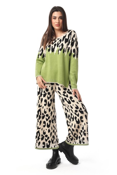 PANTALONE PALAZZO JAQUARD...