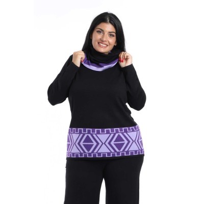 MAGLIA CURVY JAQUARD MARA...