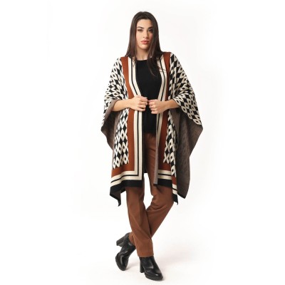 PONCHO JAQUARD MARA CAROL...