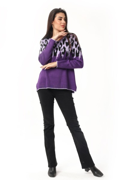 MAGLIA  ANIMALIER JAQUARD...