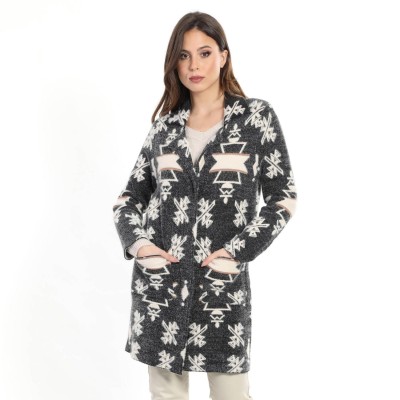 CAPPOTTO IN MAGLIA 50038