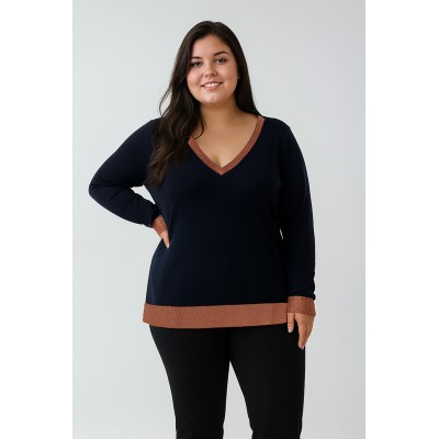 MAGLIA CURVY LUREX MARA...