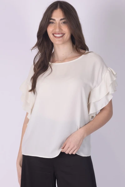 CASACCA GEORGETTE MANICA...