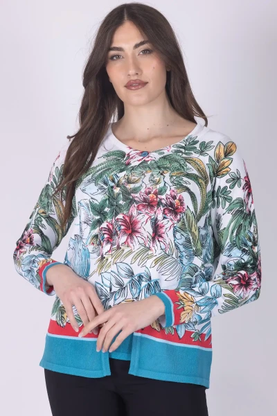 TWIN SET FLOREALE CON...