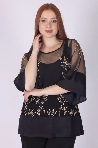 TWIN SET TULLE RICAMO MARA...