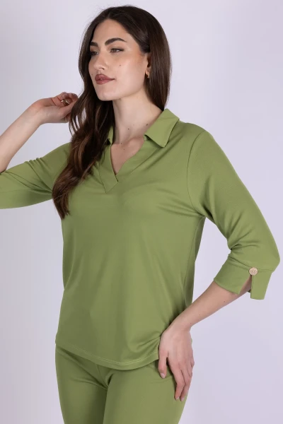 POLO JERSEY MANICA 3/4 MARA...