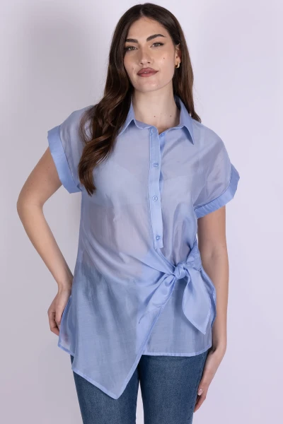 CAMICIA LYOCELL FIOCCO...