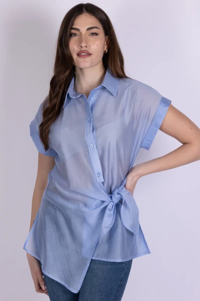 CAMICIA LYOCELL FIOCCO...