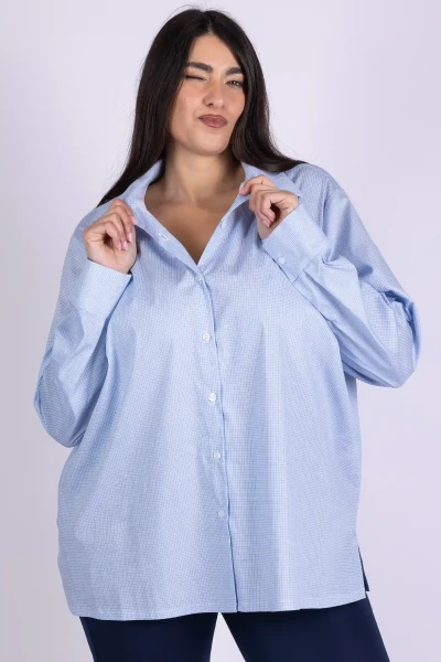 CAMICIA CURVY MICROFANTASIA...