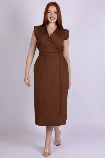 ABITO IN COTONE MANICA AD...