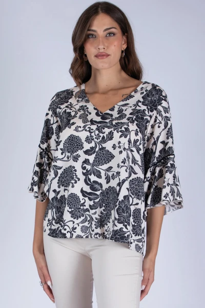 CASACCA FLOREALE ROUCHES...