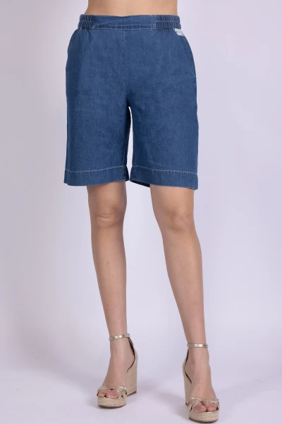 BERMUDA CHAMBRAY ELASTICO...