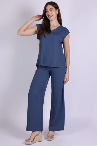 PANTALONE PALAZZO ELASTICO...