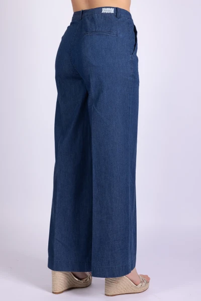 PANTALONE PALAZZO CHAMBRAY...