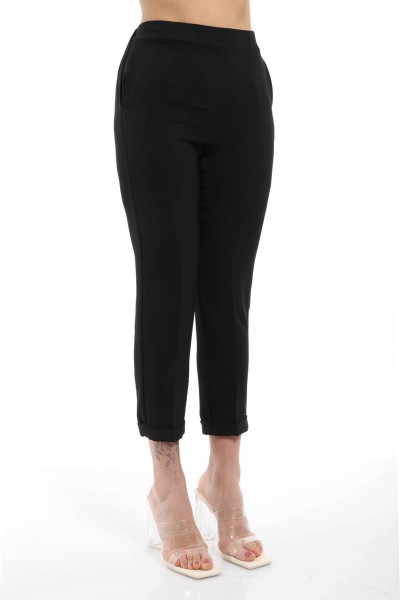 pantalone donna elast in...