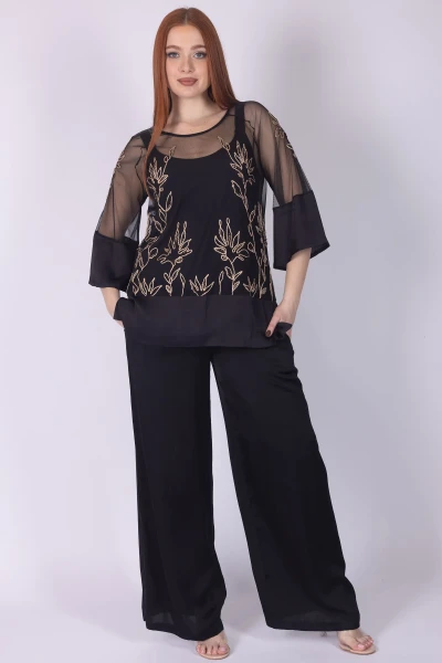 KAFTANO TULLE RICAMO...