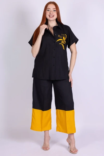 PANTALONE CROPPED IN MODAL...