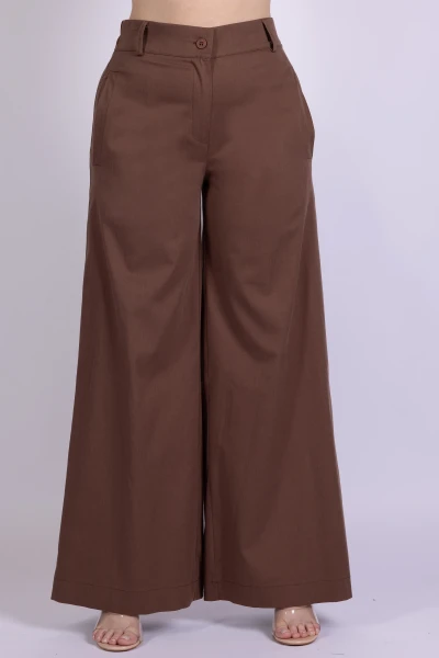 PANTALONE PALAZZO IN COTONE...