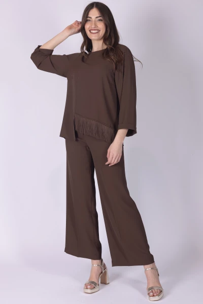 COMPLETO CASACCA CON FRANGE...