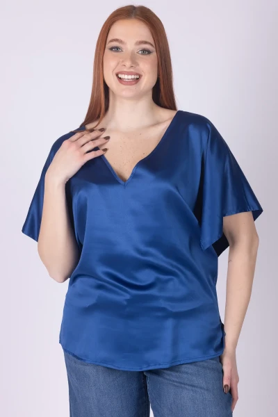 CASACCA IN RASO SCOLLO A V...