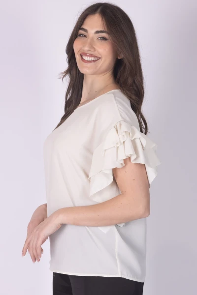 CASACCA GEORGETTE MANICA...