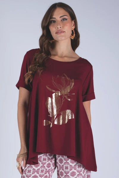 T-SHIRT SVASATA FIORI...