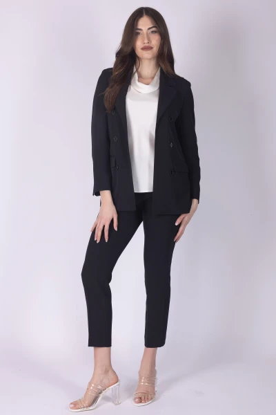 PANTALONE SIGARETTA TESSUTO...