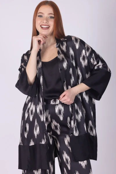 CAMICIA OVER SETA FANTASIA...