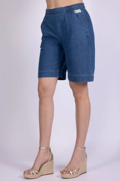 BERMUDA CHAMBRAY ELASTICO...